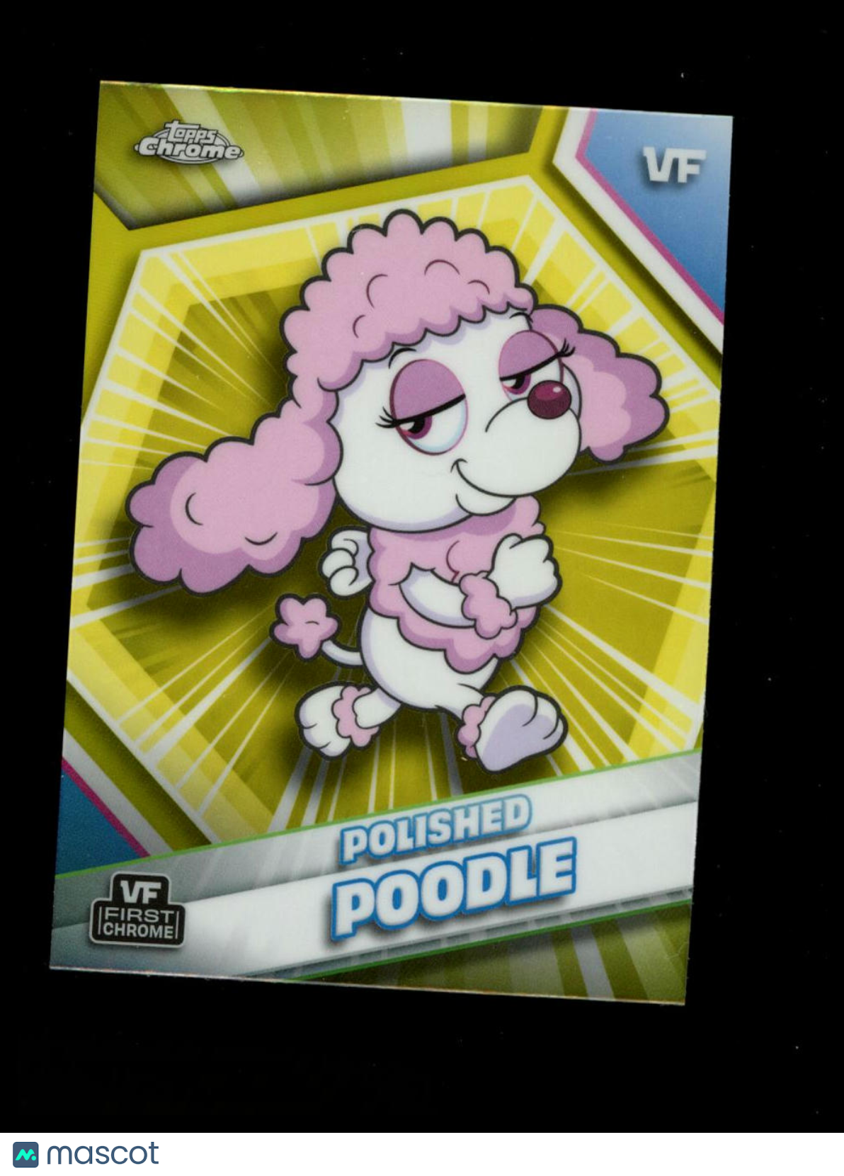 2026 Topps Chrome VeeFriends- #138 Polished Poodle 1st Chrome Yellow Refractor