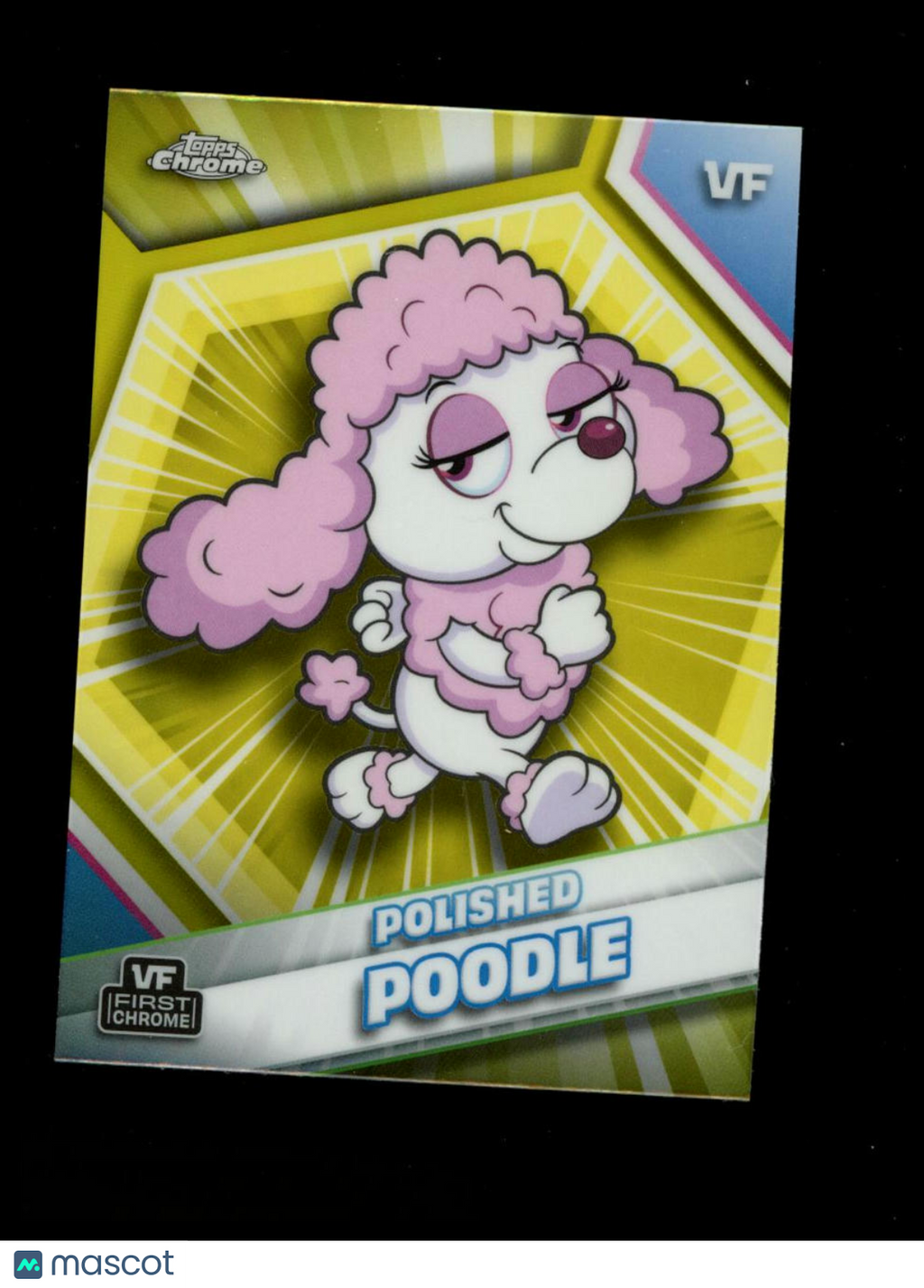 2026 Topps Chrome VeeFriends- #138 Polished Poodle 1st Chrome Yellow Refractor