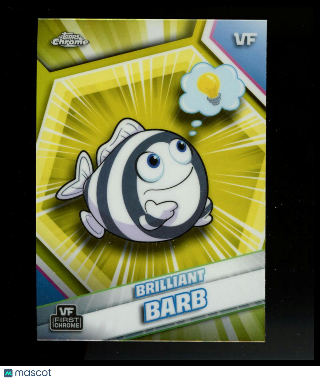 2026 Topps Chrome VeeFriends Yellow Refractor Brilliant Barb