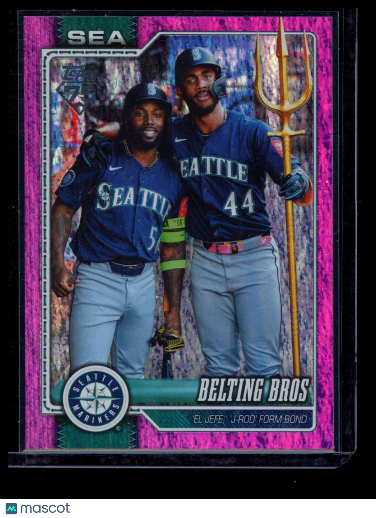2026 Topps Series 2 Belting Bros #369 Pink Holofoil