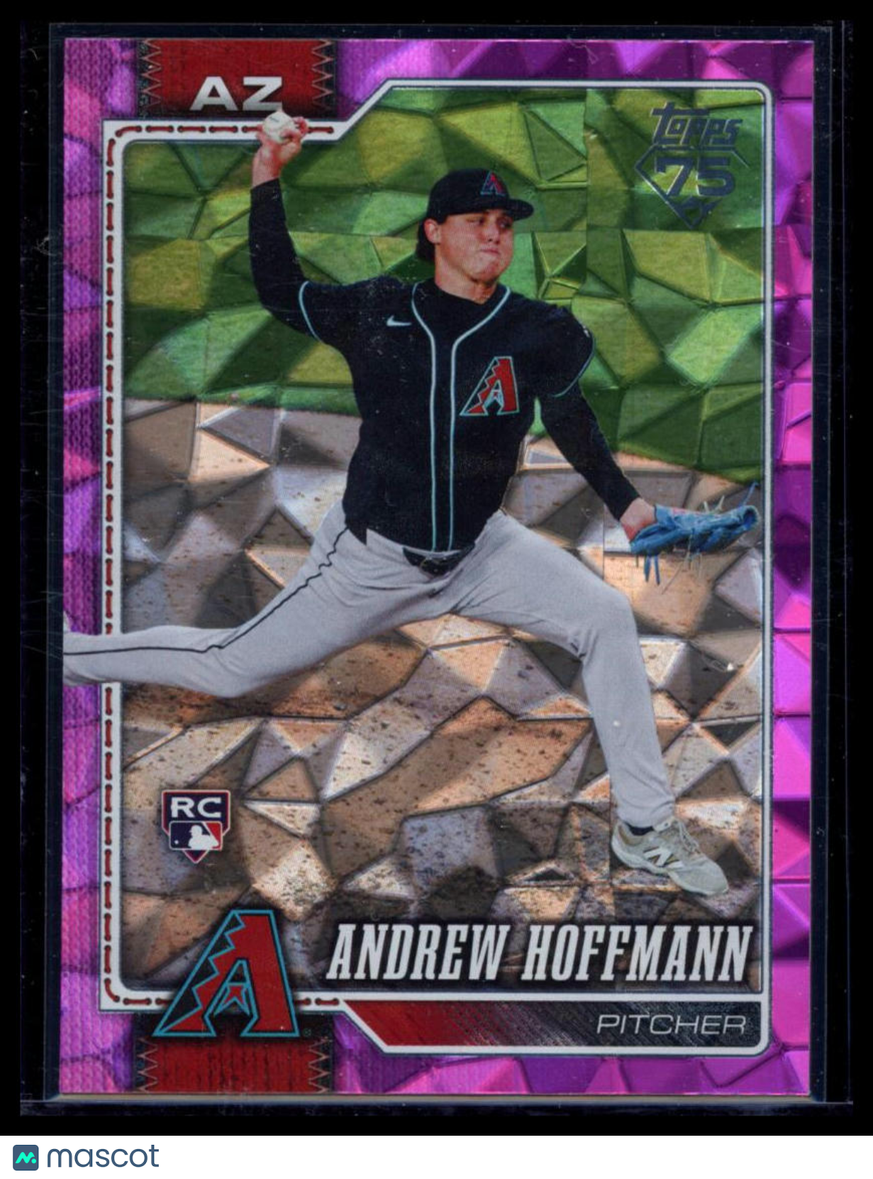 2026 Topps Series Two Andrew Hoffmann #696 Pink Diamante