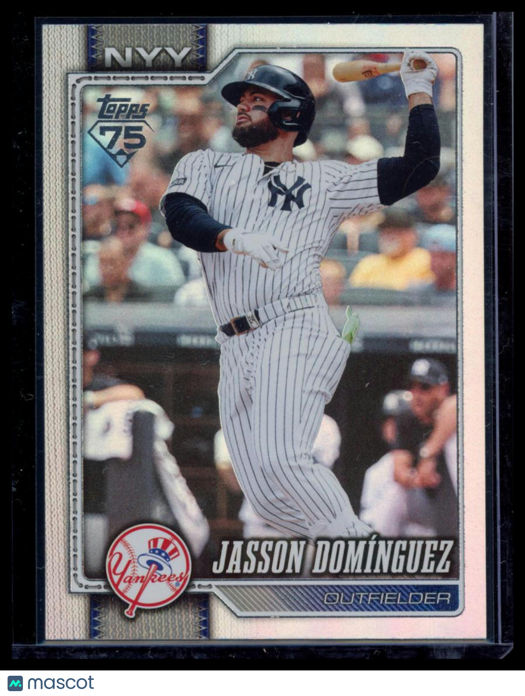 2026 Topps Series 2 Jasson Domínguez #533 Rainbow Foil