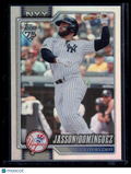 2026 Topps Series 2 Jasson Domínguez #533 Rainbow Foil