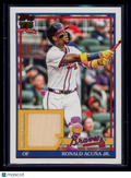2026 Topps Series 1 1991  Ronald Acuña Jr. #91R-RAJ Relic Game-Used Memorabilia