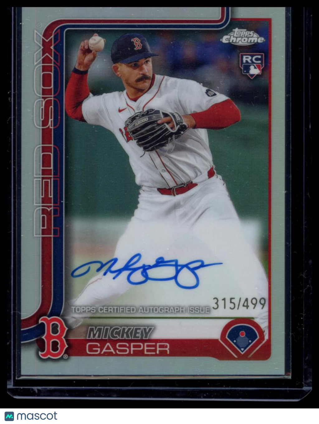 2025 Topps Chrome Mickey Gasper #RA-MG Refractor /499 RC
