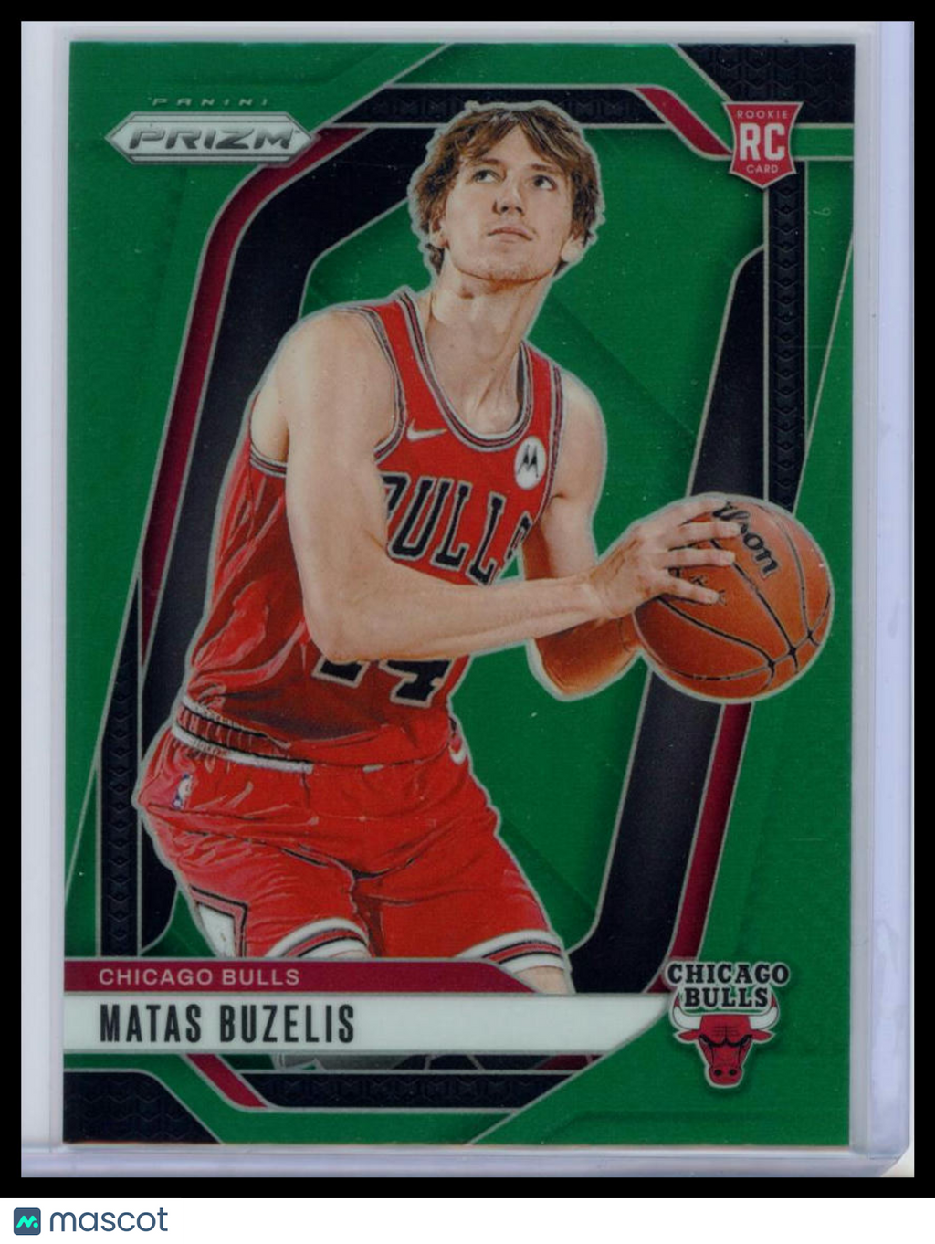 2024 Panini Prizm Matas Buzelis #252 Green RC
