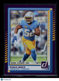 2025 Panini Donruss Football Khalil Mack #88 Purple /60