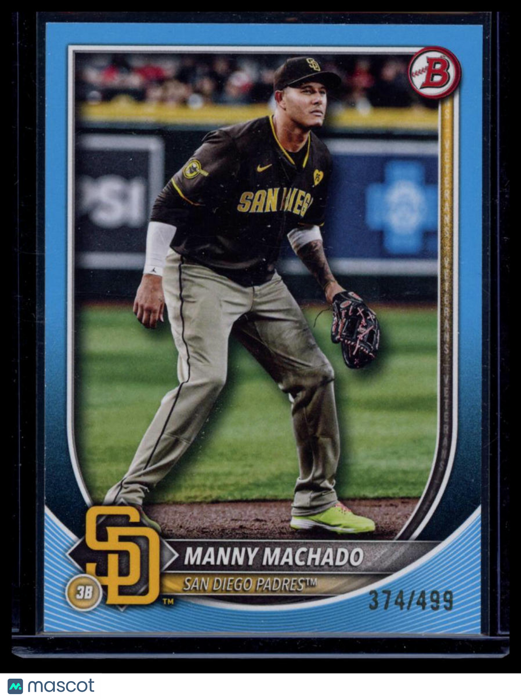 2025 Bowman Manny Machado #26 Sky Blue /499