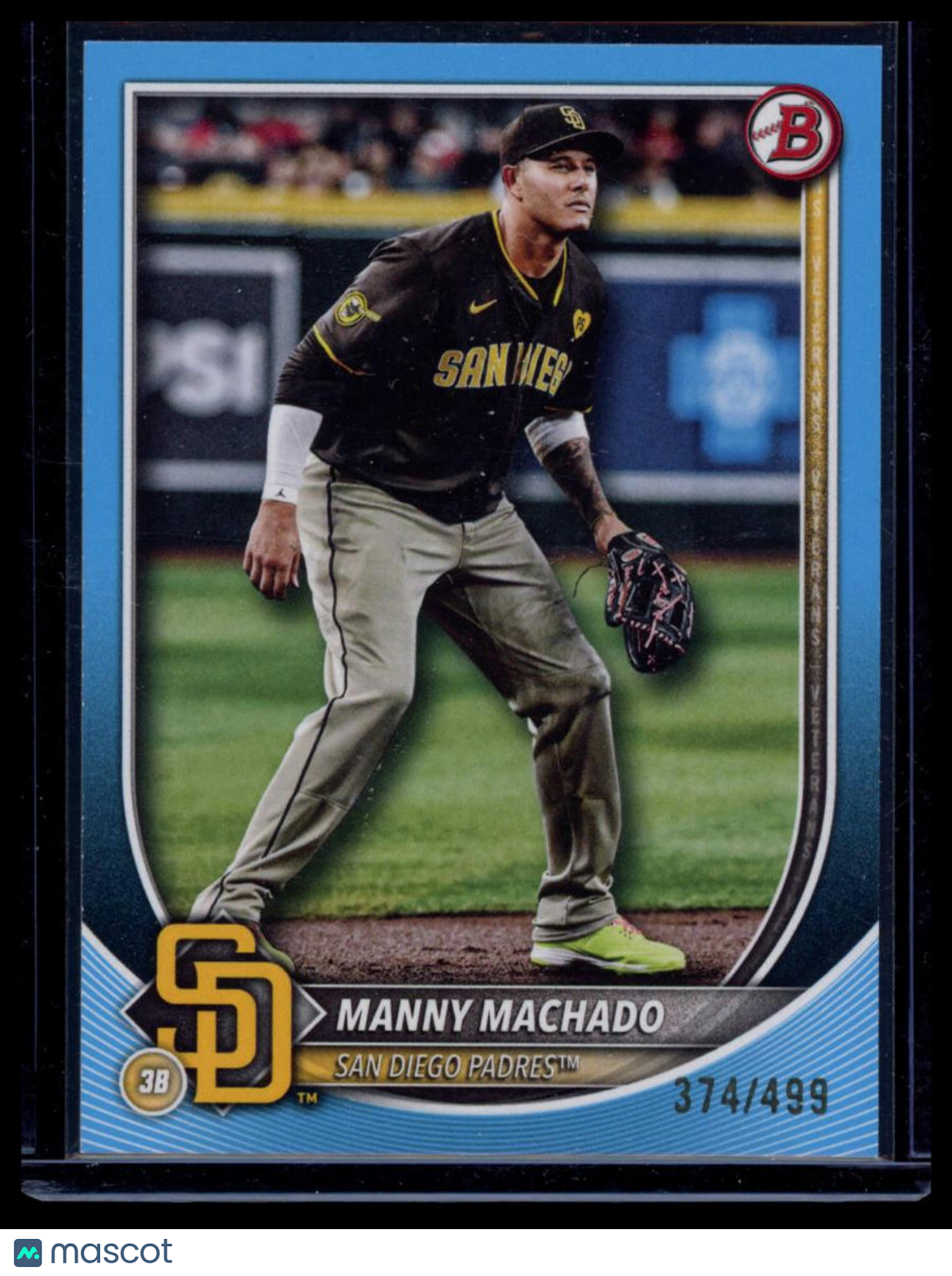 2025 Bowman Manny Machado #26 Sky Blue /499