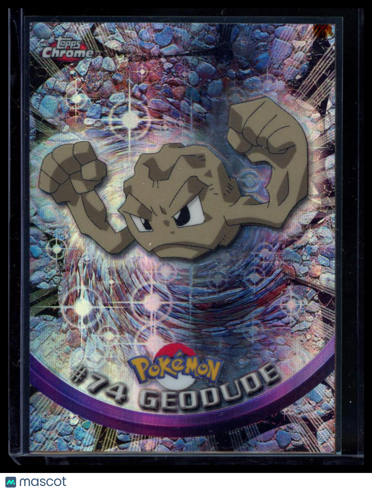 2000 Topps Chrome Series 1 Geodude Holo #74