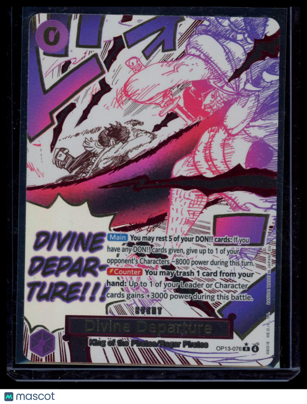 2025 One Piece Card Game Carrying On His Will Gol D. Roger Event Card #OP13-076