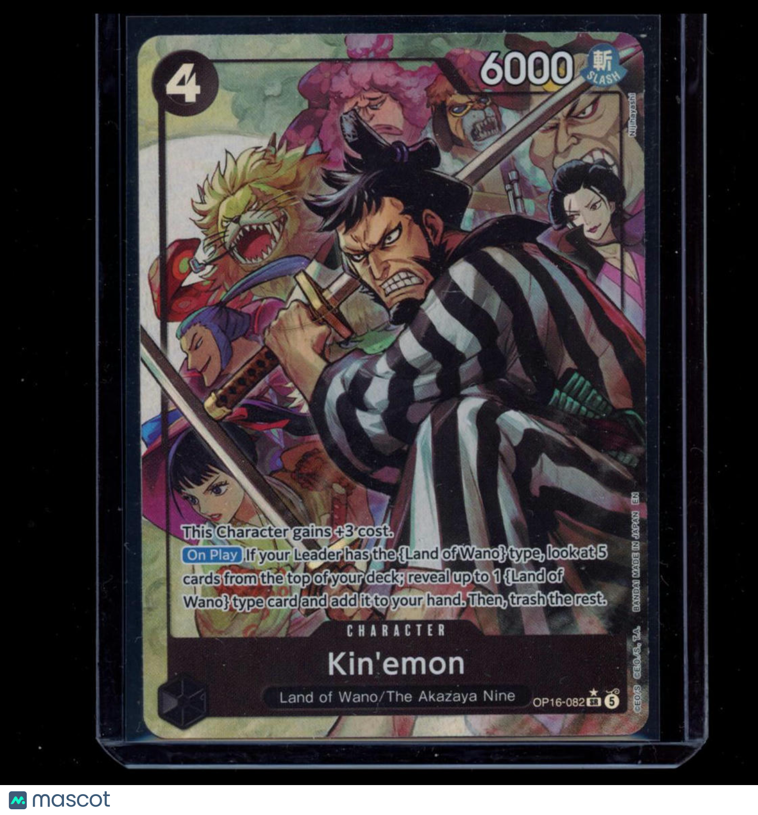 2026 Bandai One Piece Card Game The Time Of Battle Kin'emon Holo Alternate Art