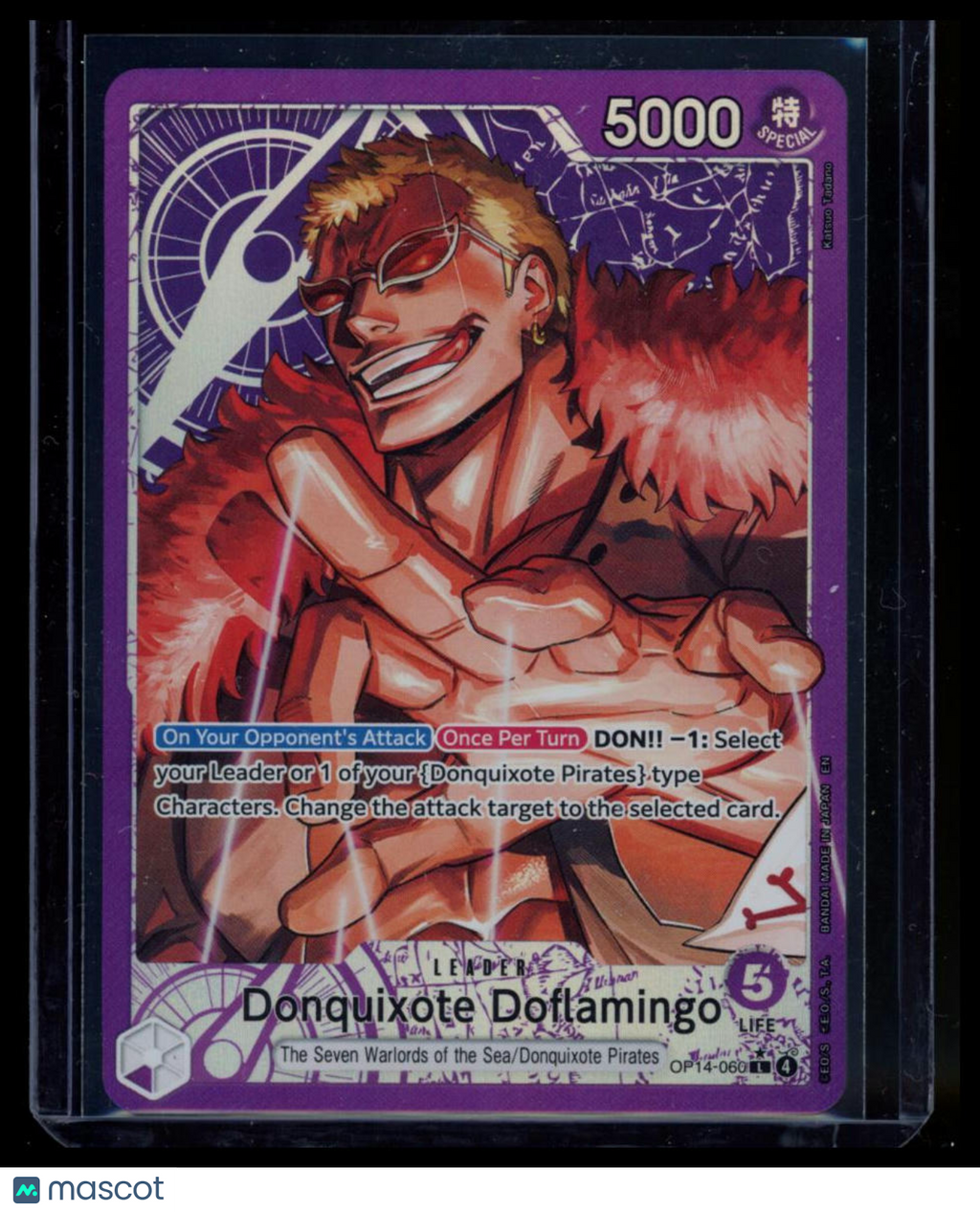 2025 One Piece The Azure Sea's Seven Donquixote Doflamingo Alt Art #OP14-060
