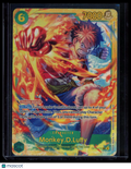 2025 One Piece Card Game Carrying On His Will Monkey.D.Luffy SEC #OP13-118