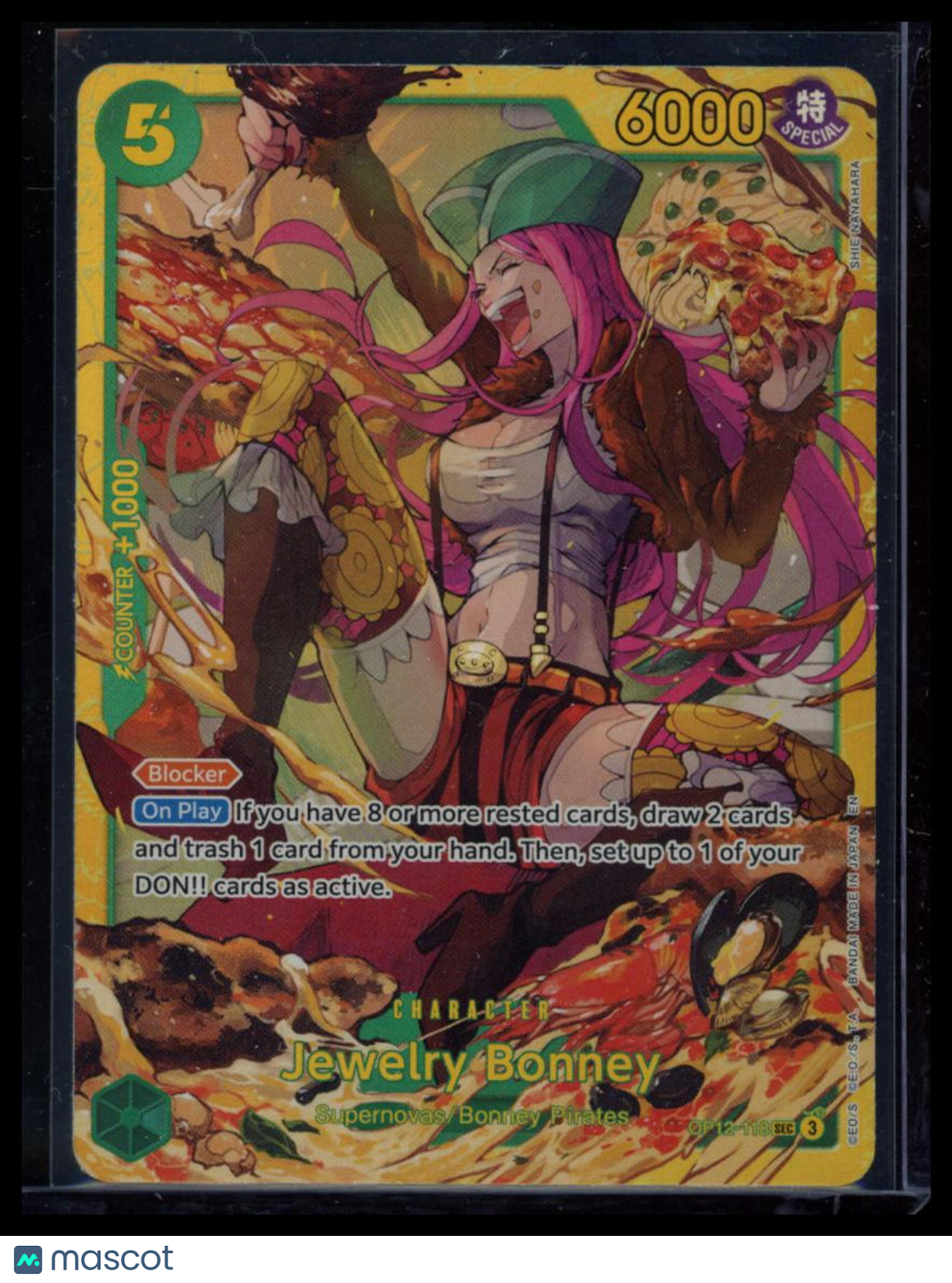2025 One Piece Card Game Legacy of the Master Jewelry Bonney SEC #OP12-118