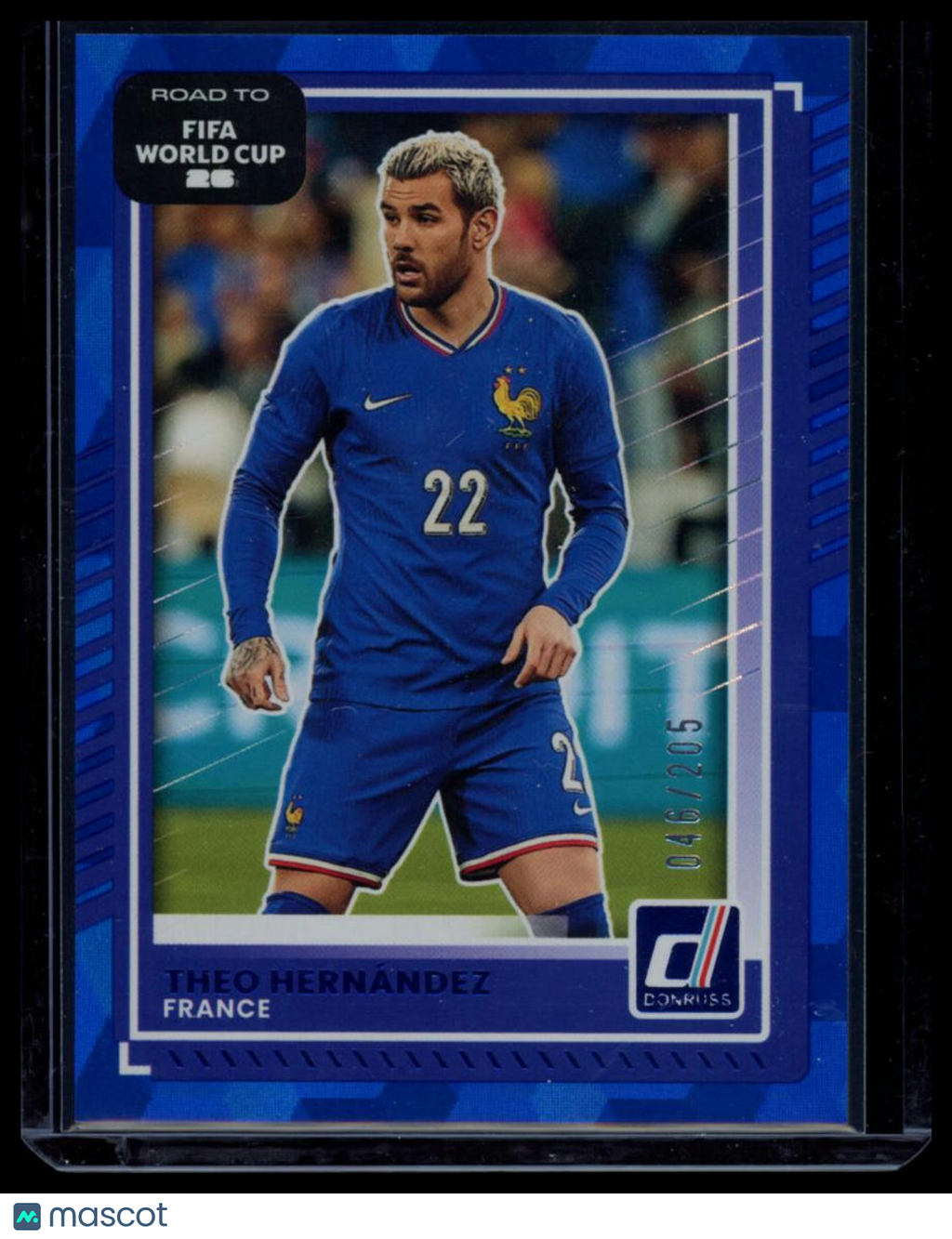 2026 Panini Donruss Road to FIFA World Cup 26 Theo Hernández #147 Blue /205