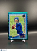 2025 Panini Donruss Optic Prizm Jaxson Dart #273 Teal Velocity Parallel RC