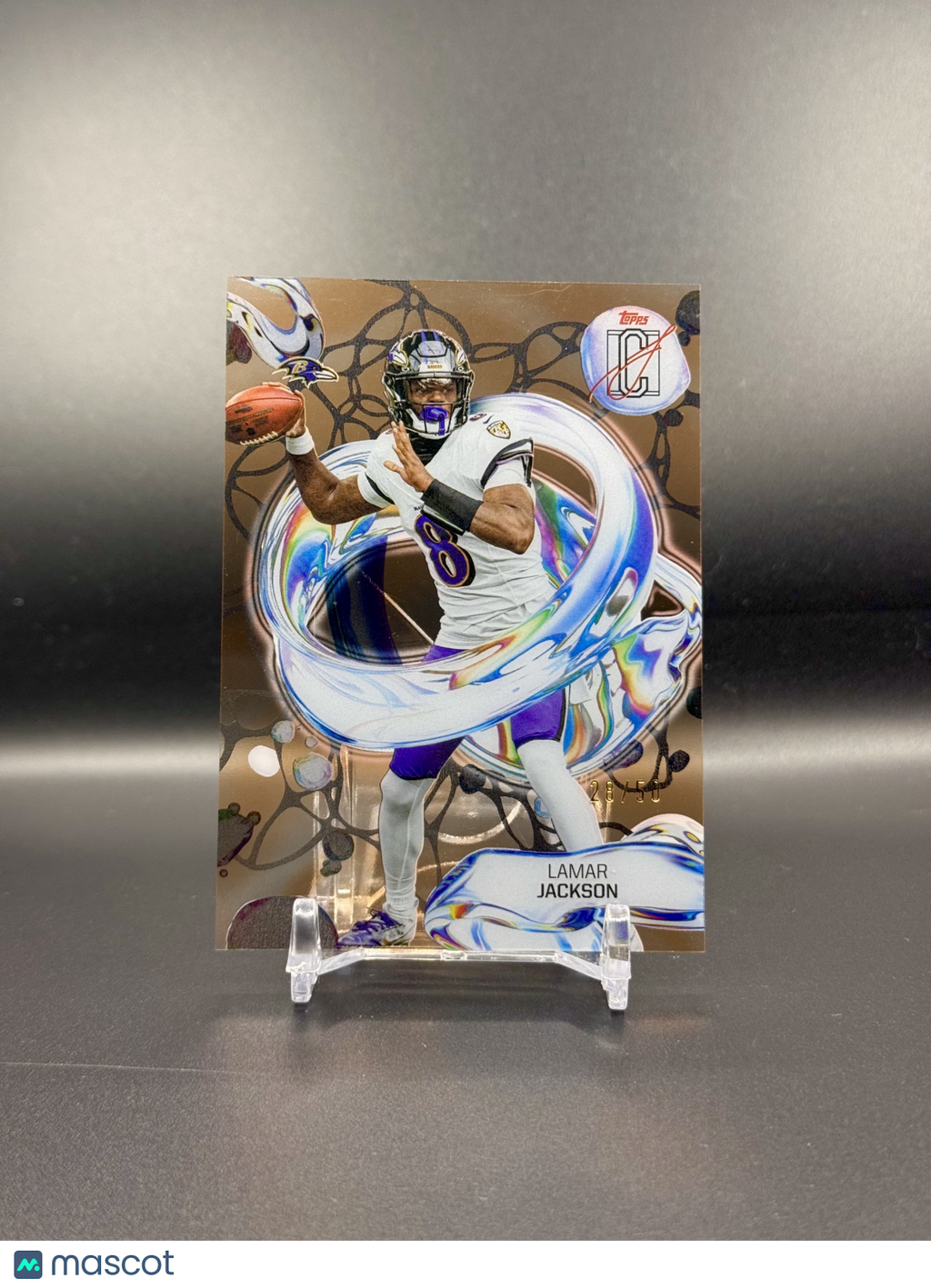 2025 Topps Signature Class Lamar Jackson #FL-3 /50 Fluidity