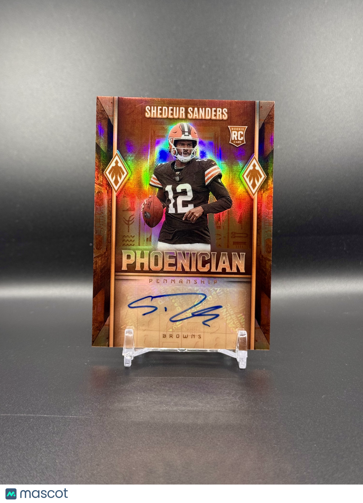 2025 Panini Phoenix Phoenician Penmanship Shedeur Sanders #PHP-SSS RC