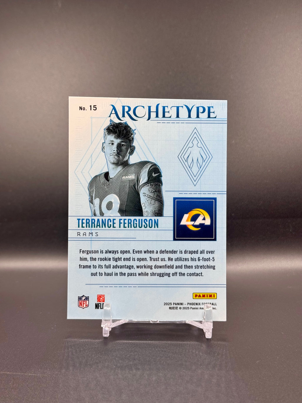 2025 Panini Phoenix Archetype Terrance Ferguson #15 Short Print RC