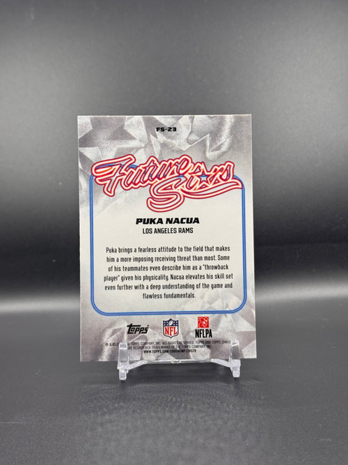 2023 Topps Chrome Future Stars Puka Nacua #FS-23 Purple Refractor /250 Parallel