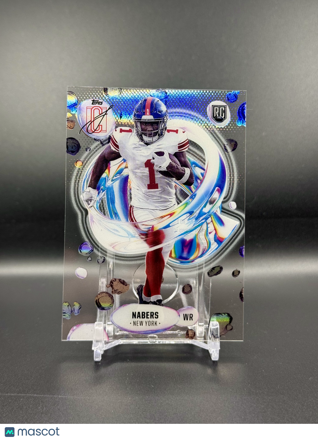 2025 Topps Signature Football Malik Nabers #F-7 Short Print RC
