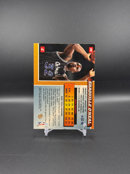1995 Topps Embossed Golden Shaquille O'Neal #69 SP