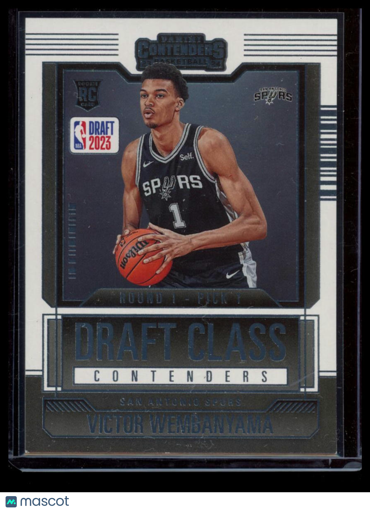 2024 Panini Contenders Basketball Draft Class Victor Wembanyama #9 Base Set RC