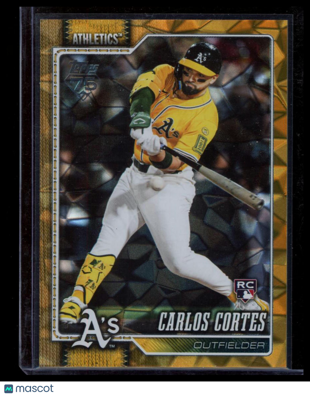 2026 Topps Series 1 Carlos Cortes #249 Gold Diamanté /50 RC