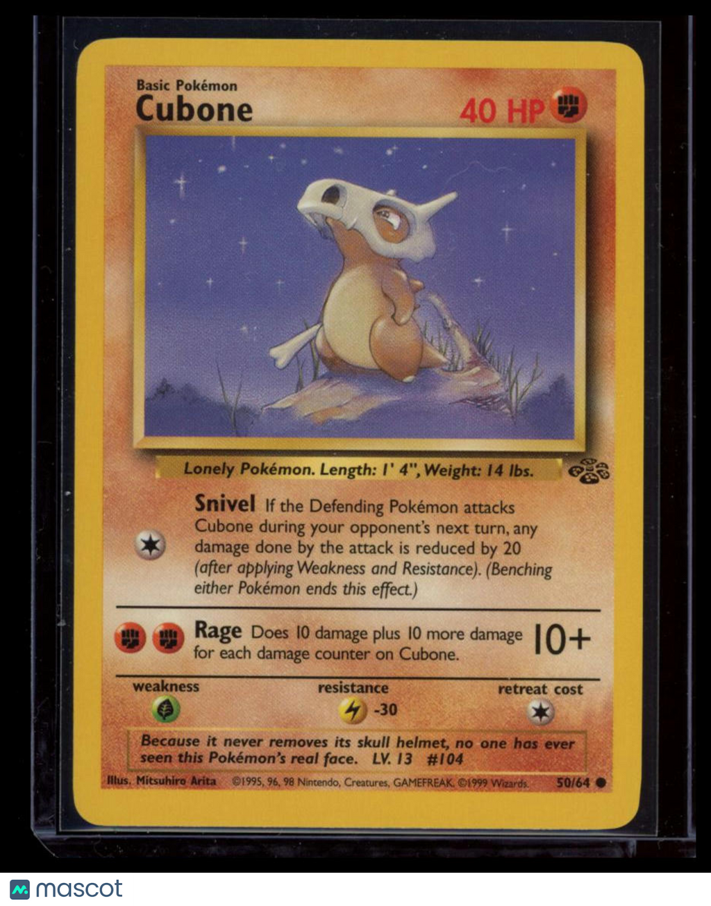 1999 Jungle Cubone #50/64