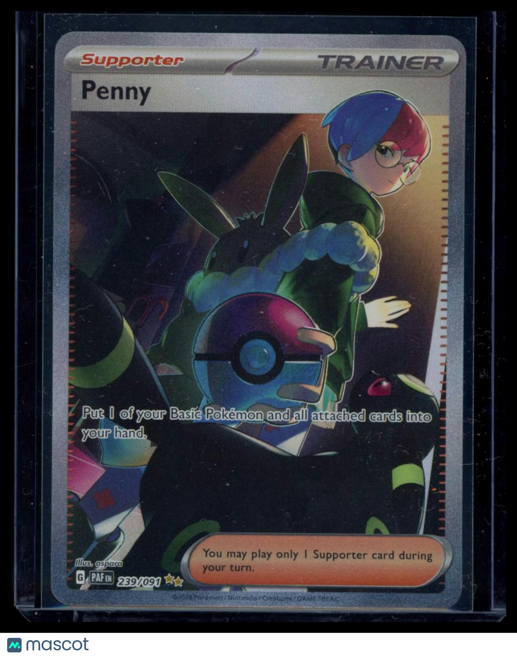 2024 Paldean Fates Penny Secret Rare Alternative Art #239/91