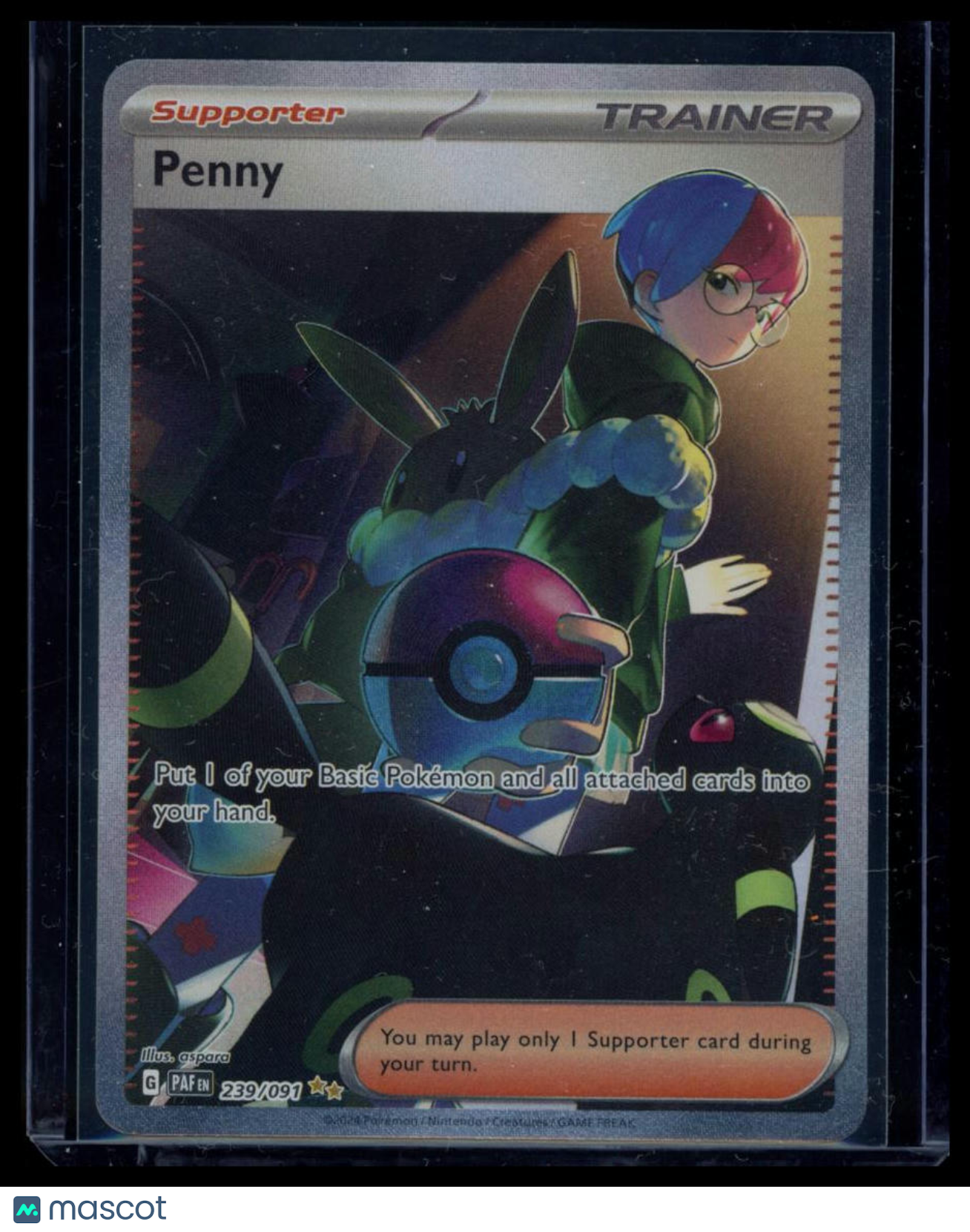 2024 Paldean Fates Penny Secret Rare Alternative Art #239/91
