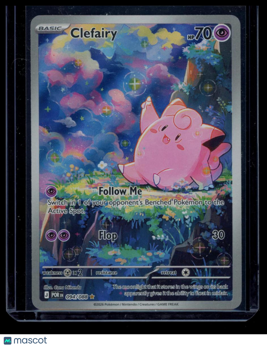 2026 Mega Evolution – Ascended Heroes Clefairy Holo Secret Rare #94/88