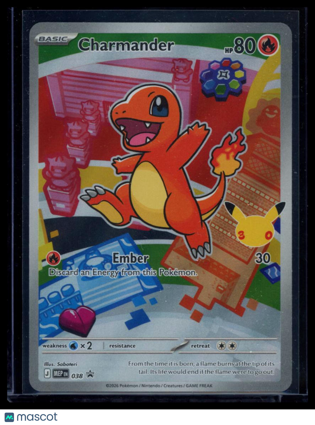 2026 First Partner Series 1 Charmander Black Star promo #038