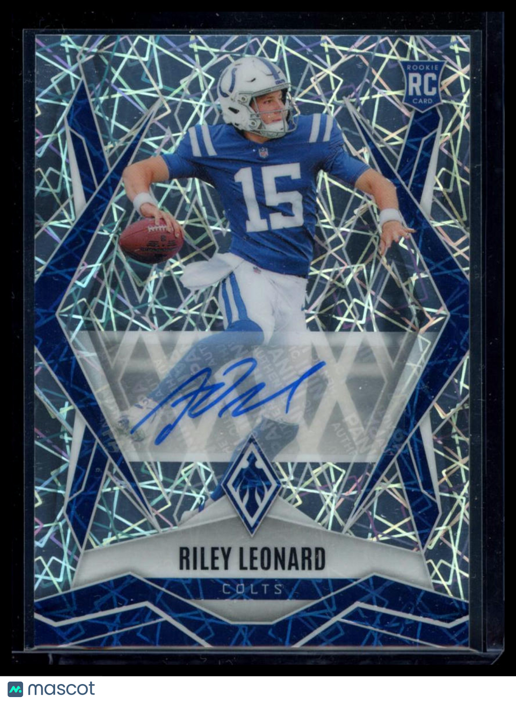 2025 Panini Phoenix Football Riley Leonard #170 Lazer Auto RC
