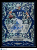 2025 Panini Phoenix Football Riley Leonard #170 Lazer Auto RC