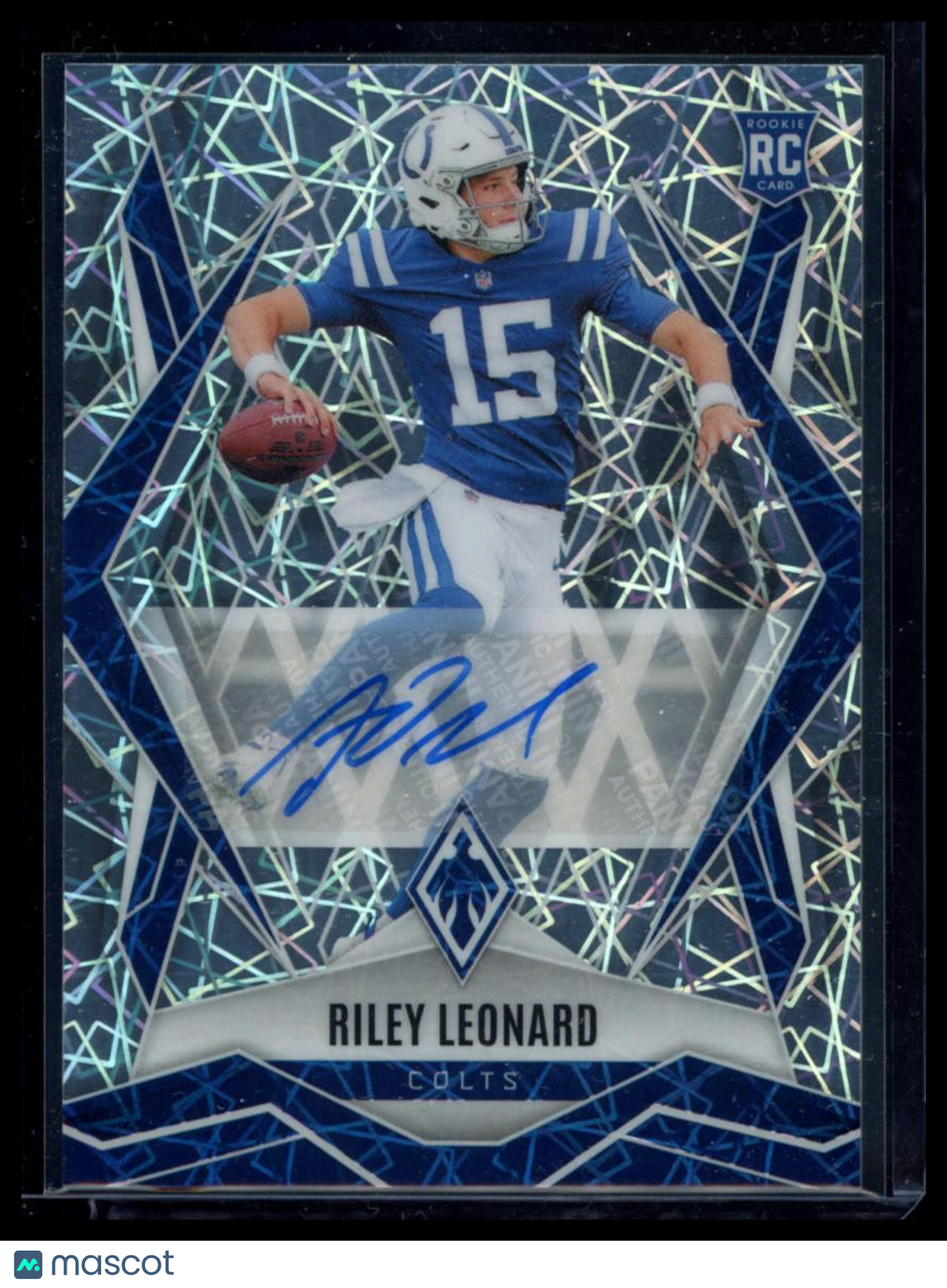2025 Panini Phoenix Football Riley Leonard #170 Lazer Auto RC