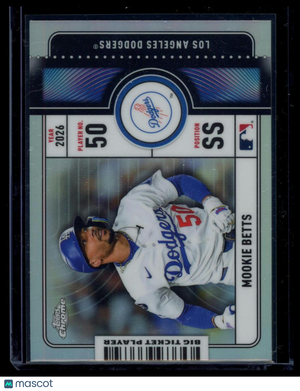 2026 Topps Chrome Big Ticket Player Mookie Betts #BTP-8