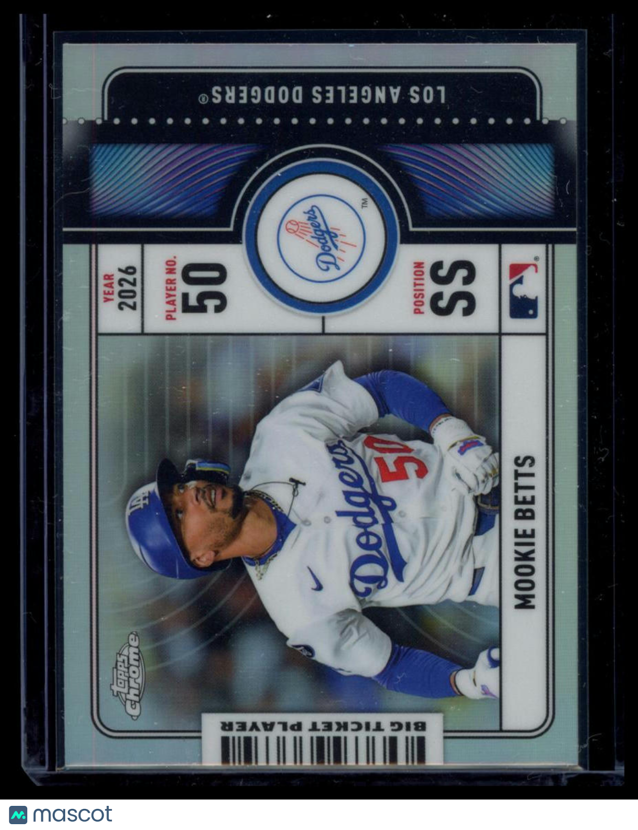 2026 Topps Chrome Big Ticket Player Mookie Betts #BTP-8