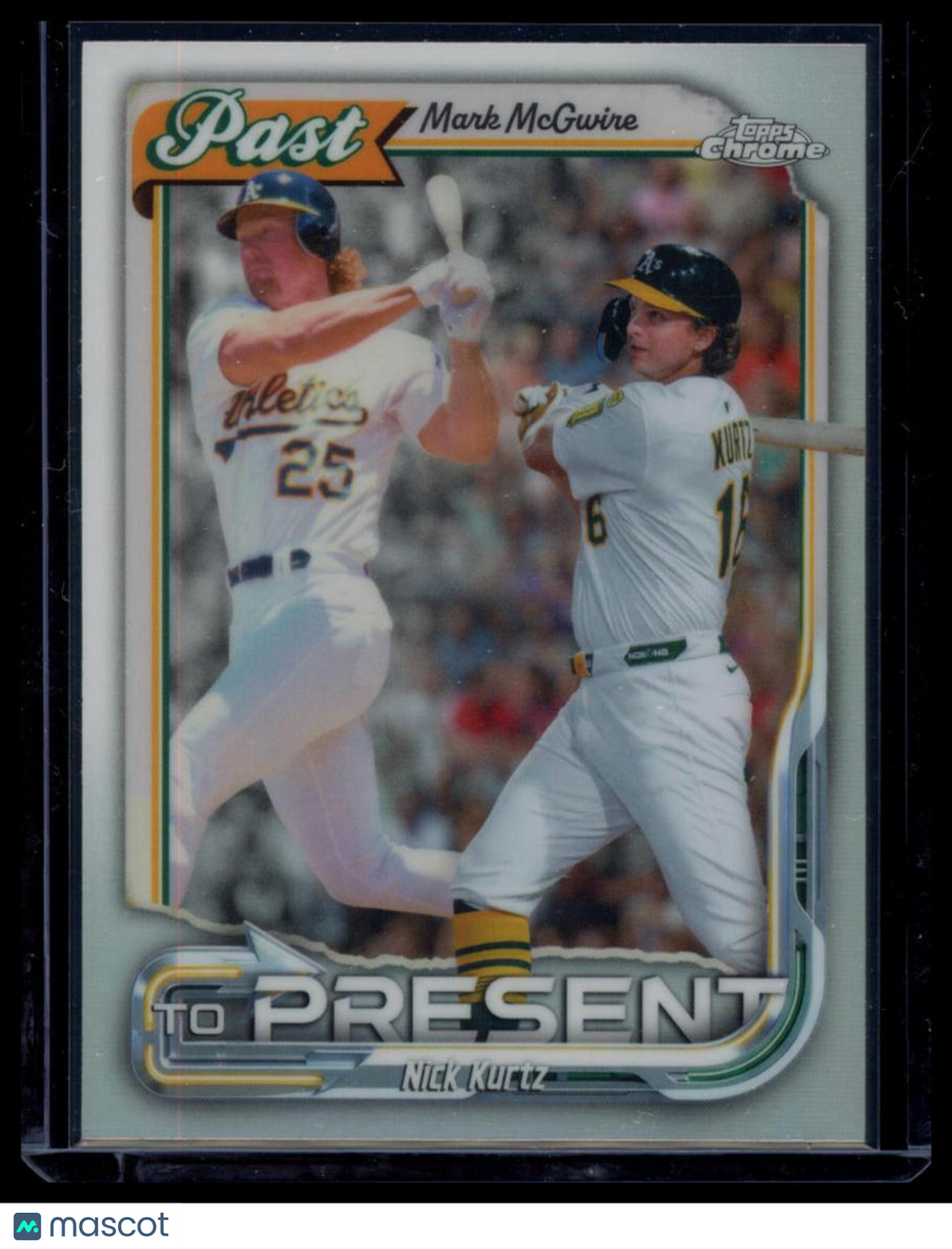 2026 Topps Chrome Past to Present Nick Kurtz Mark McGwire #PTP-8