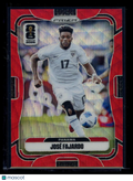 2026 Panini Prizm FIFA World Cup 2026 José Fajardo #336 Red Wave /39