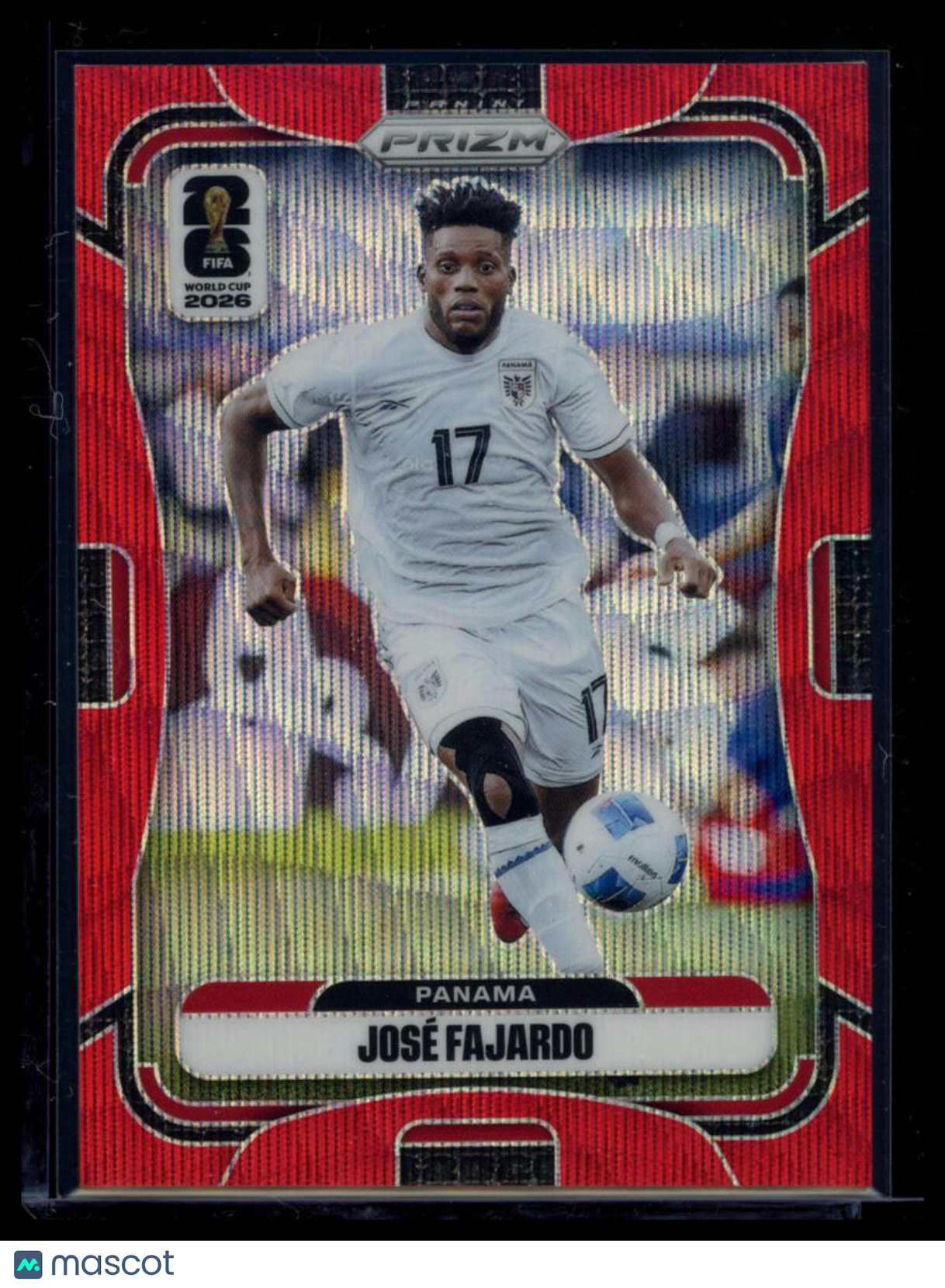 2026 Panini Prizm FIFA World Cup 2026 José Fajardo #336 Red Wave /39