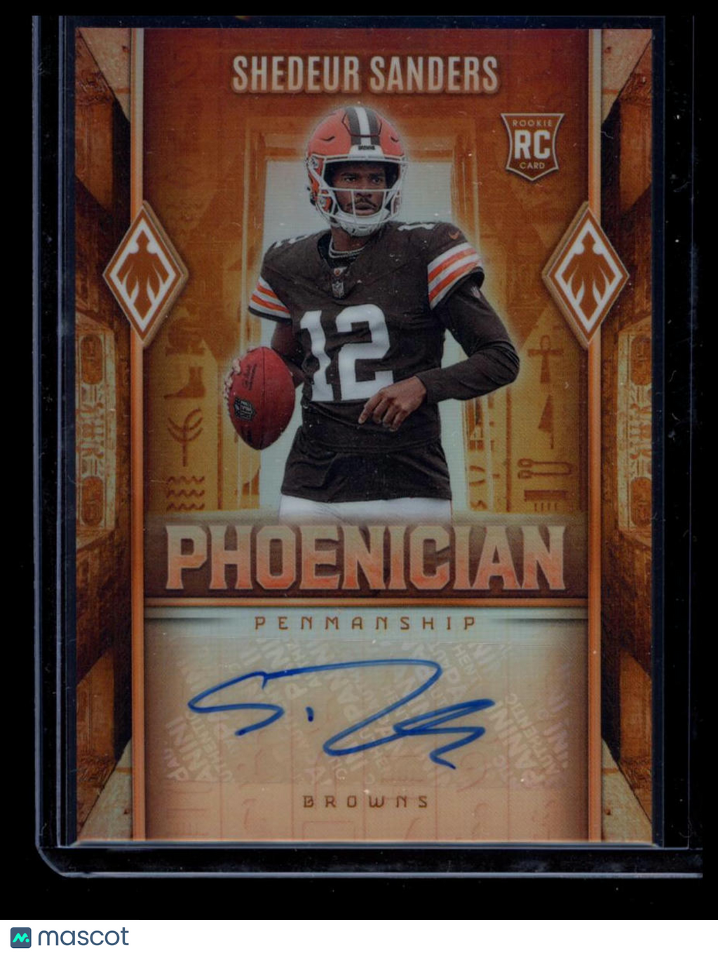 2025 Panini Phoenix Football Phoenician Penmanship Shedeur Sanders #PHP-SSS RC