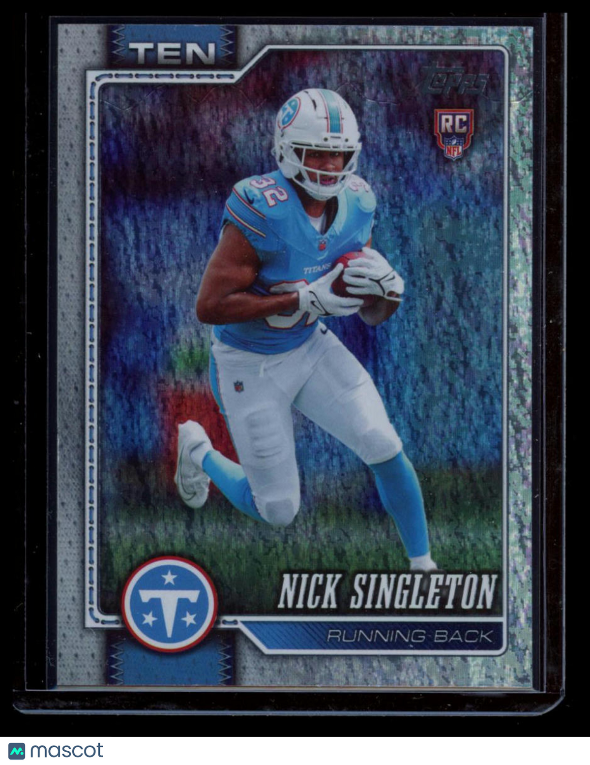 2026 Topps Football Nick Singleton #314 Holofoil RC