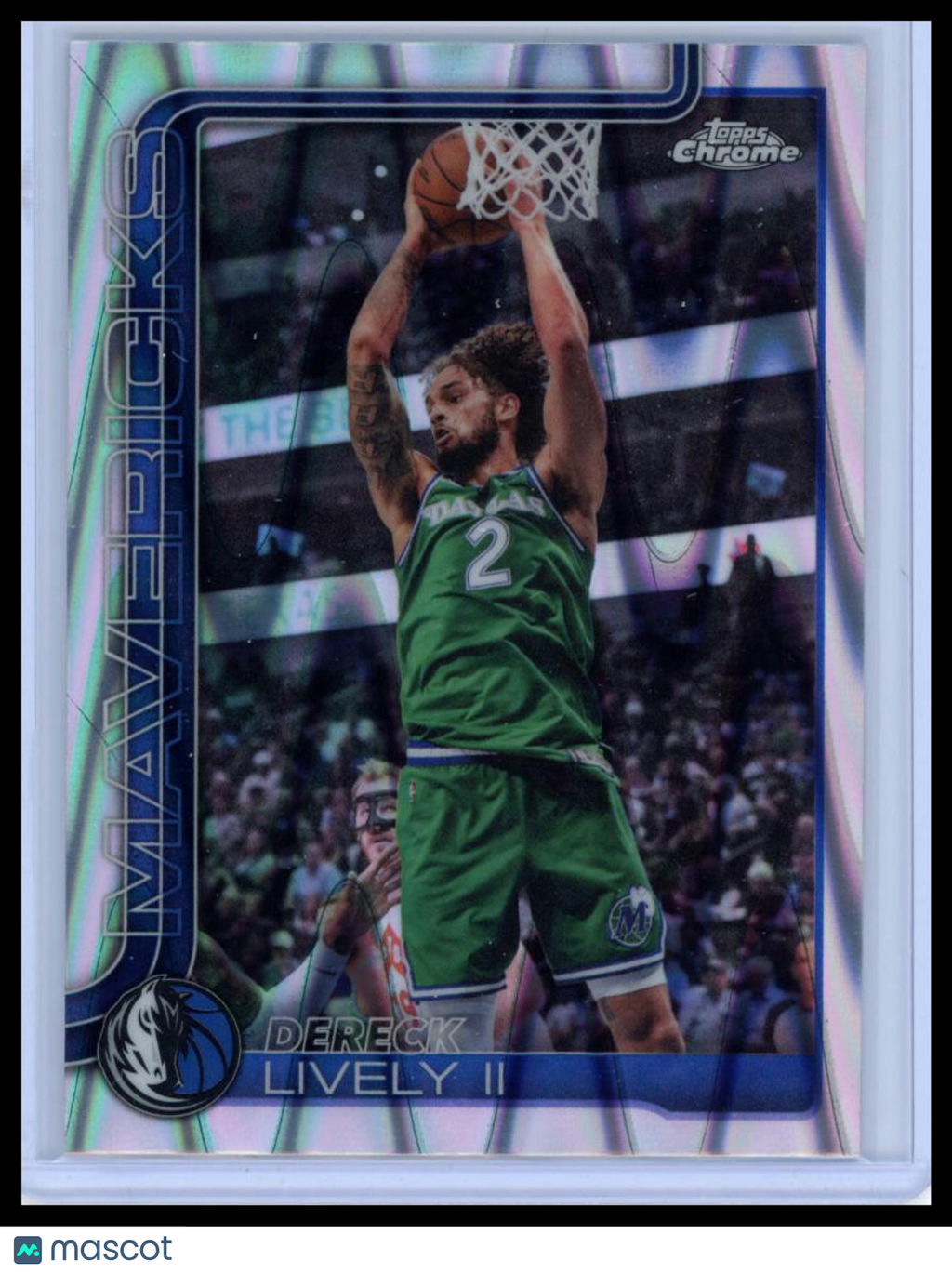 2025 Topps Chrome Update Dereck Lively II #116 RayWave