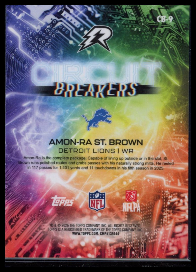 2025 Topps Resurgence Amon-Ra St. Brown Circuit Breakers #CB-9