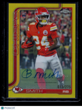 2025 Topps Chrome Brashard Smith #RA-BS Yellow /275 RC