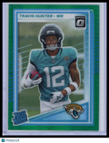 2025 Donruss Optic Travis Hunter #201 Green Hyper