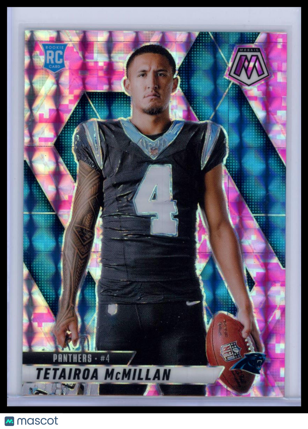 2025 Panini Mosaic Tetairoa McMillan #274 Pink Camo RC