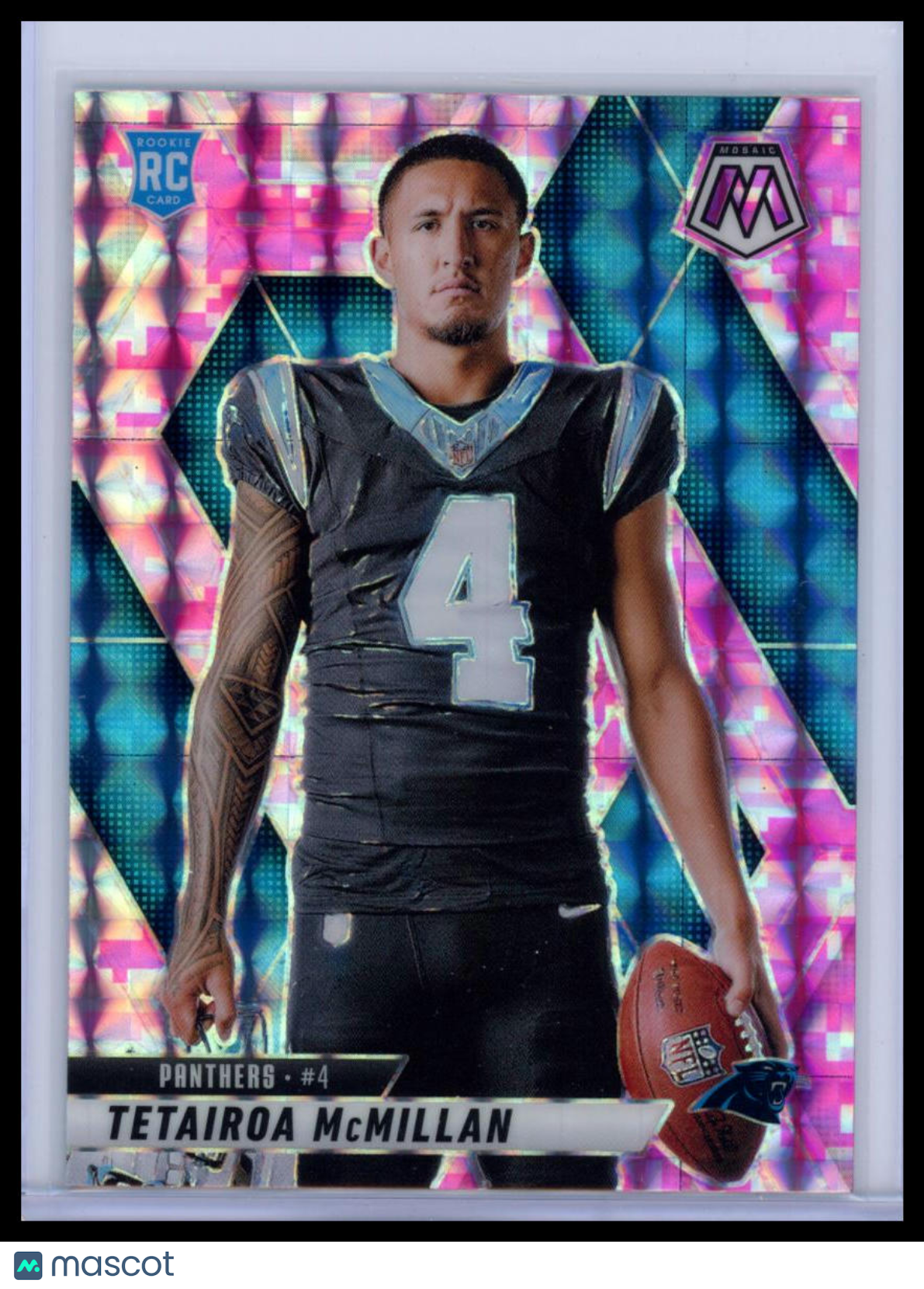2025 Panini Mosaic Tetairoa McMillan #274 Pink Camo RC